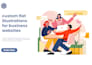 create custom flat illustrations for business websites and apps